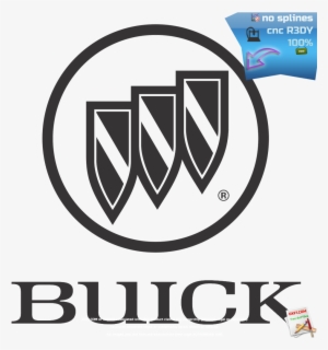 Free Dxf Files Download - Buick Logo Black And White