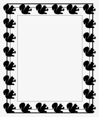 Squirrel Clip Art Border Clipart Squirrel Borders And