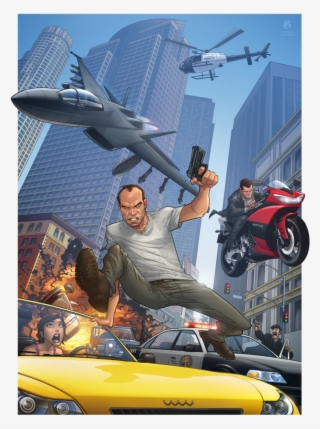 First Gta V Artwork From Patrick Brown