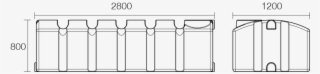 2000 Litre Under Deck Tank Dimensions