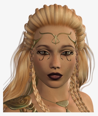 Warrior Woman In Makeup