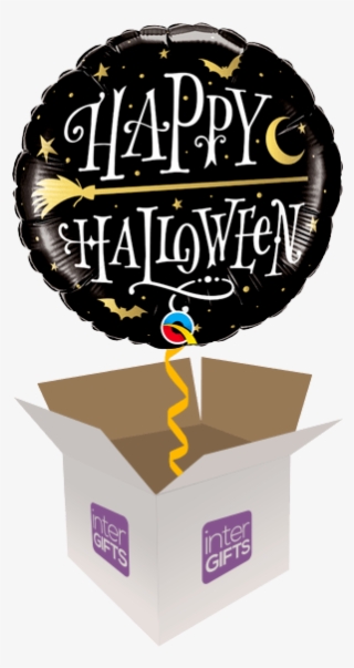 Happy Halloween Golden Broomstick