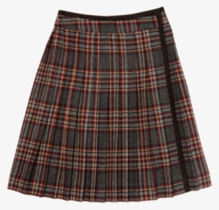 Brown Schoolgirl Skirt Polyvore Moodboard Filler