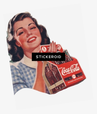 Vintage Coca Cola Advertising Feat Woman