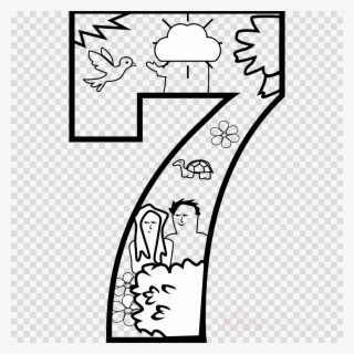 Creation Day 7 Coloring Pages Clipart Coloring Book
