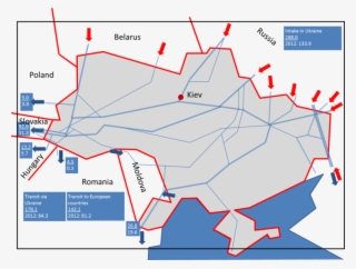 Ukraine's Gas Transit System And Border Points