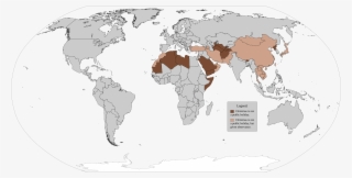 Map Of Countries That Do Not Recognize Christmas As