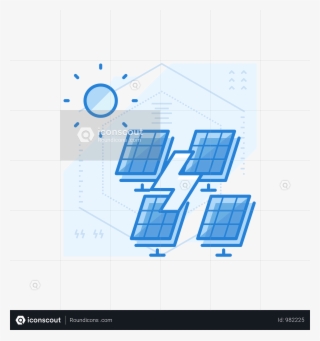 Solar Panel Illustration Full Screen