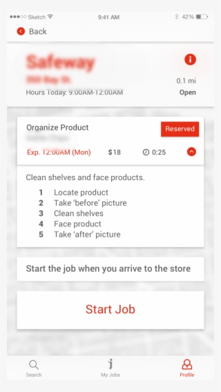User Opens A Job Card (reserved)opt1