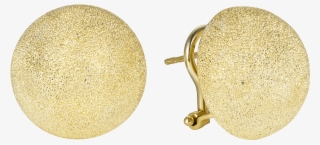 Florentine Finish Medium Button Studs With Clip
