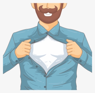 Hand Drawn Cartoon Father S Day Decoration Vector