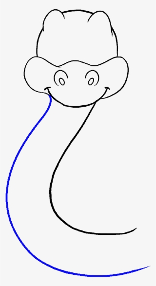 How To Draw Cartoon Snake