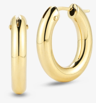 Roberto Coin Perfect Gold Hoops™ 18k Yellow Gold