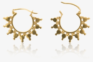 Sahara Gold Hoop Earrings