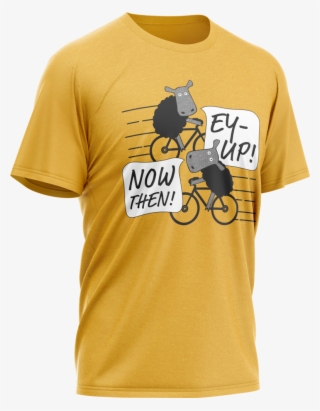 Bs Ey Up Now Then Tee Yellow