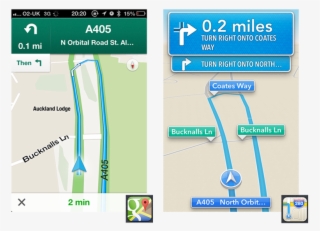 Google Maps Renders Maps In A Superior Fashion When