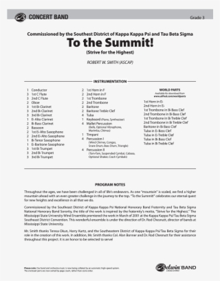 Thumbnail To The Summit Thumbnail