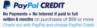 Paypal Credit Option