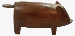 Papua New Guinea, Pig Made From Wood