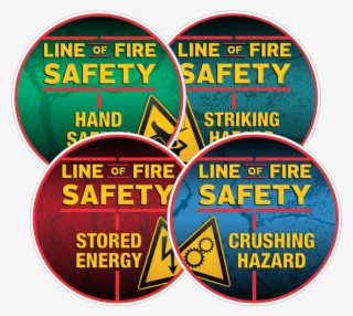 Line Of Fire Hardhat Decal Set