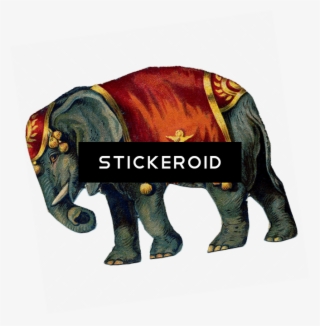 Victorian Vintage Circus Elephant