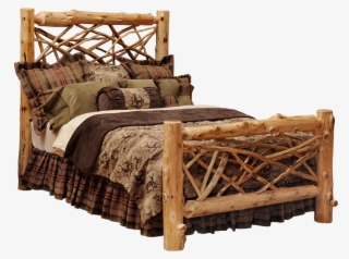 Cedar Twig Log Bed
