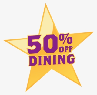 50% Off Dining When Paid In Full With Reward Points