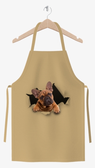 Peeking Frenchie ﻿premium Jersey Apron
