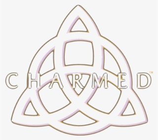 Charmed Triple Linked Logo Men's V Neck T Shirt