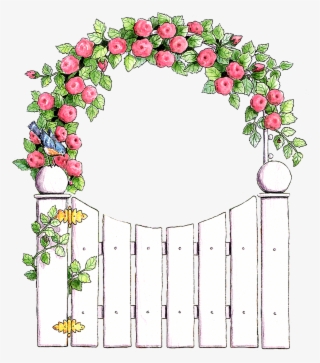 Flower Frame, Flower Clips, Borders And Frames, Digital