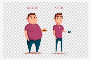 Fat Man Vector Clipart Royalty-free Fat