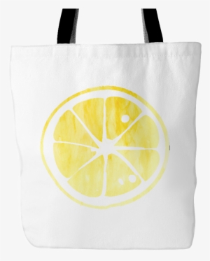 Lemon, Orange Or Lime Slice Design On 18"x18" Lined - Tote Bag
