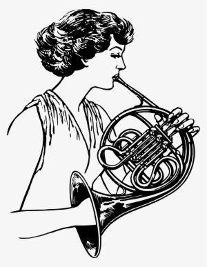 French Horn 2 By Firkin - French Horn Clip Art