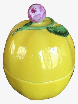 Herend Lemon Trinket Box - Fruit