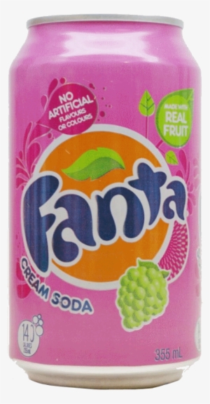 Fanta Fanta Cream Soda 355ml Can 12/cs - Fanta Cream Soda Can