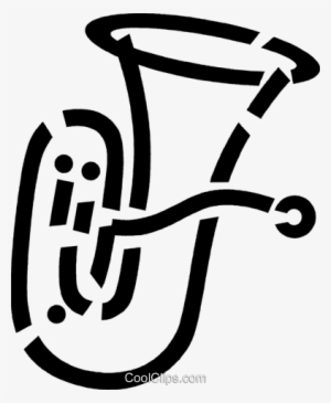 Tuba Royalty Free Vector Clip Art Illustration Vc046197 - Tuba Clipart