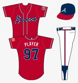 Boston Braves - Texas Rangers Red Uniform