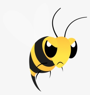 Mean Bee Clipart Clipartxtras - Angry Bees Clipart