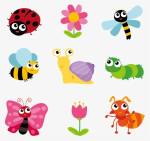 Insect Cartoon Clip Art - Caterpillar To Butterfly Cute