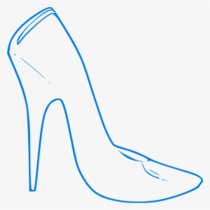 Blue High Heel Svg Clip Arts 600 X 598 Px
