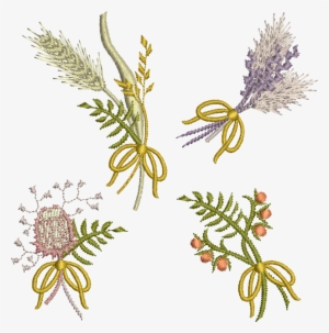 Small Wildflowers Set - Bunch Of Wild Flowers Png