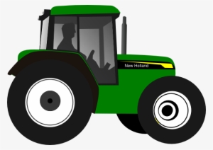 Green Tractor Clip Art - Tractor Clipart
