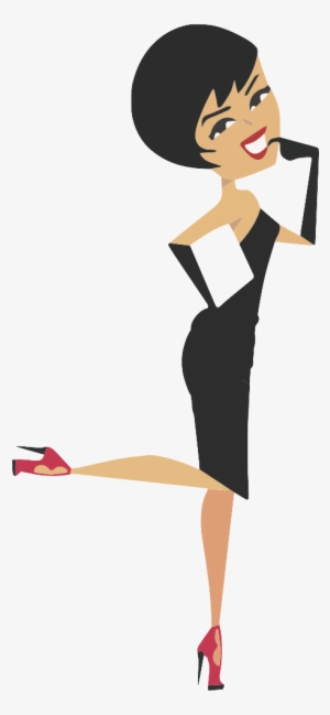Personal Stylist Dallas Shopper And Image Tx - Little Black Dress Cartoon