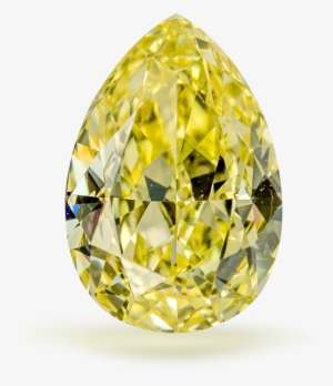 20 Fancy Intense Yellow Diamond Pear If - Fancy Yellow Diamond Png