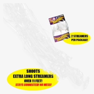 Hand Thrown Floating Streamers - Fireworks