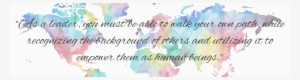 Leadership Belief Statement - Watercolor Paint