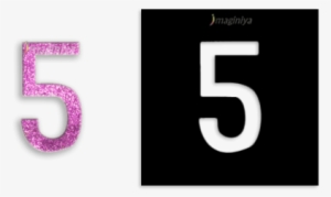 Glitter Tattoo And Face Paint Small Number - Graphics