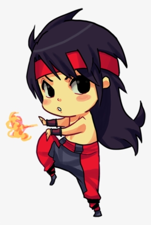 Huoooooohh By Felipenero On Deviantart Cartoon Pics, - Mortal Kombat Liu Kang Chibi