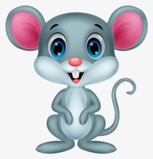 Banner Free Library Mice Clipart Animal - Cute Cartoon Mouse