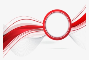 Abstract Vector Png Image - Red Curved Abstract Png
